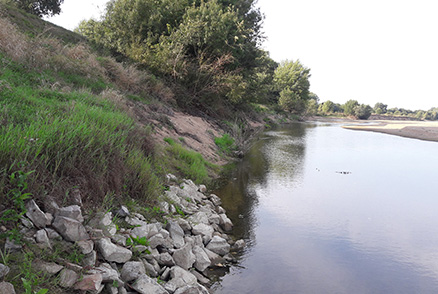 Des travaux pour sécuriser la digue de Loire